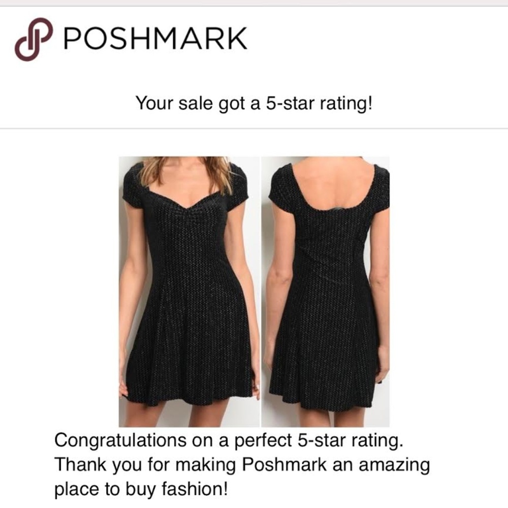 Short cap sleeve sweetheart neckline dress. - Picture 4 of 5